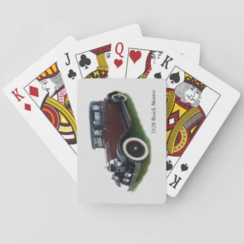 1928 Buick Master playing cards