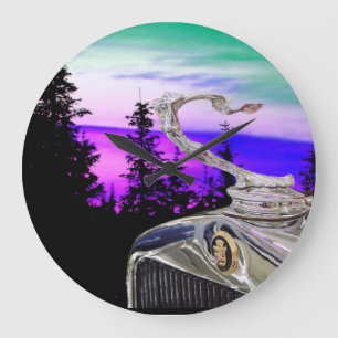 1928 Cadillac Town Car Large Clock