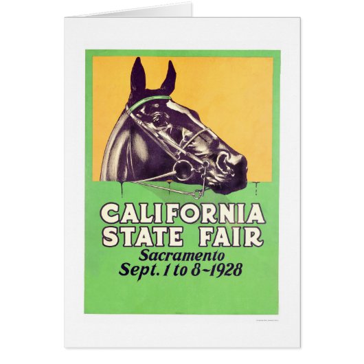 1928 California State Fair Cards (Front)