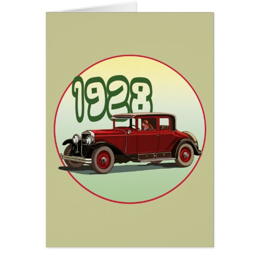 1928 CARDS (Front)