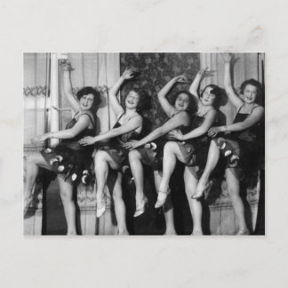 1928 Dancers Postcard