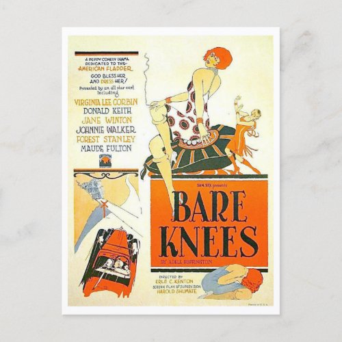 1928 Film Bare Knees Postcard