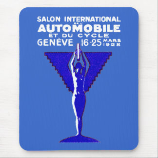 1928 Geneve Car and Motorcycle Show Mouse Pad