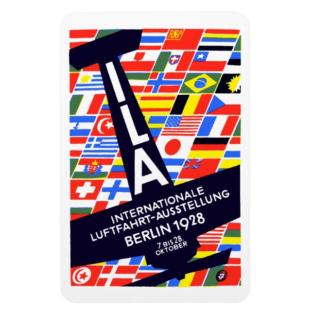 1928 International Air Show Magnet (Vertical)