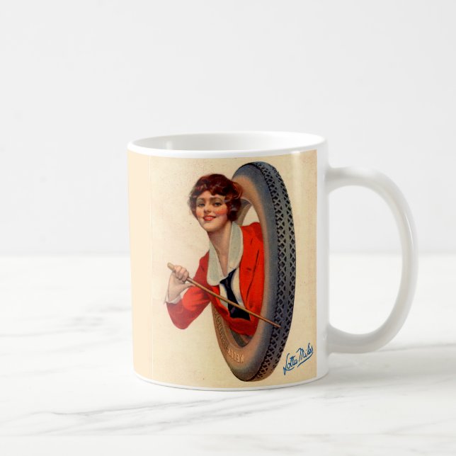 1928 Kelly-Springfields Tire mascot Lotta Miles Coffee Mug (Right)