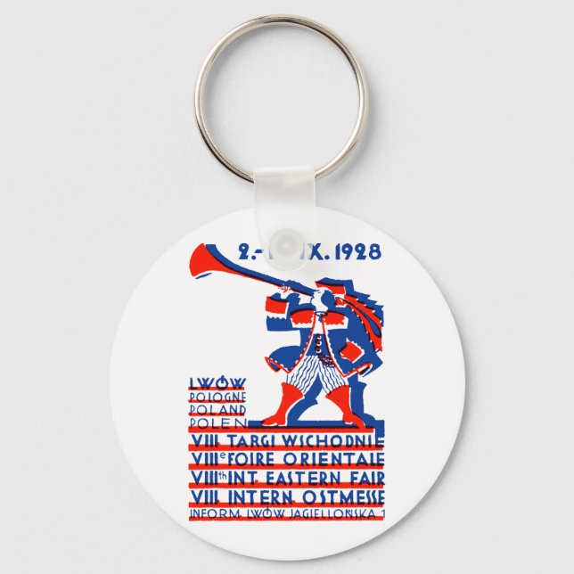 1928 Lwow Eastern International Fair Keychain (Front)