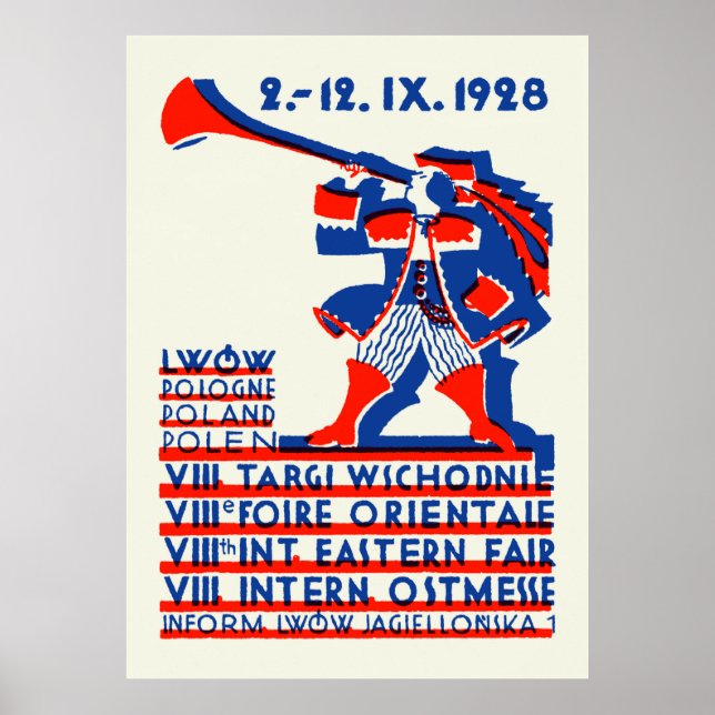 1928 Lwow Eastern International Fair Poster (Front)
