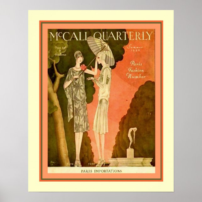 1928 McCall Deco Magazine Cover 16x20 Poster (Front)
