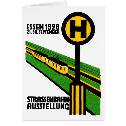 1928 Street Car Exposition Cards (Front)