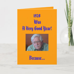 1928, WasA Very Good Year! Card