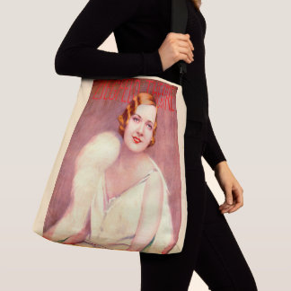 1928 Ziegfeld Theatre program cover Crossbody Bag