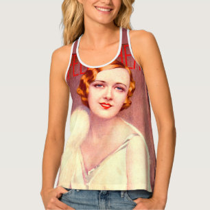 1928 Ziegfeld Theatre program cover Marilyn Miller Tank Top