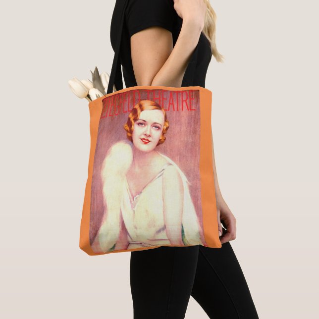 1928 Ziegfeld Theatre program cover Marilyn Miller Tote Bag (Close Up)