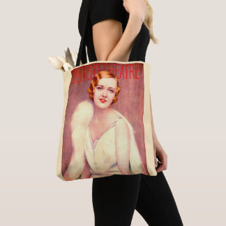 1928 Ziegfeld Theatre program cover Tote Bag