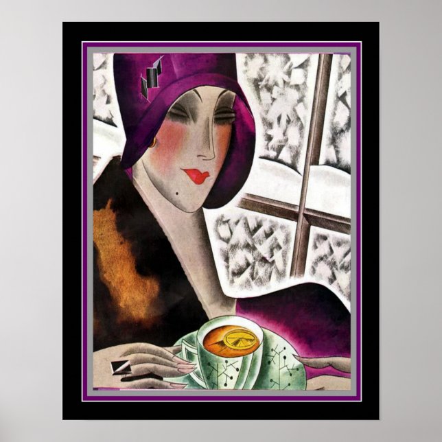 1929 Art Deco Print by Helen Dryden 16 x 20 (Front)