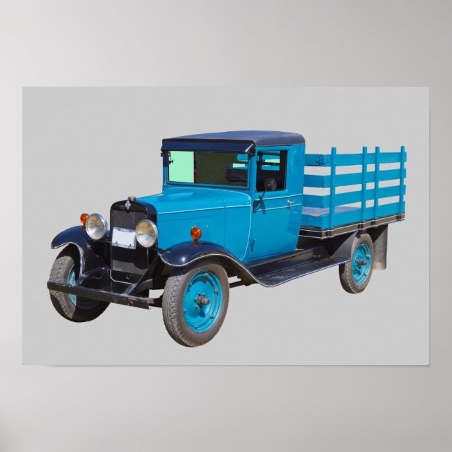 1929 Chevy 1 Ton Stake Body Truck Poster (Front)