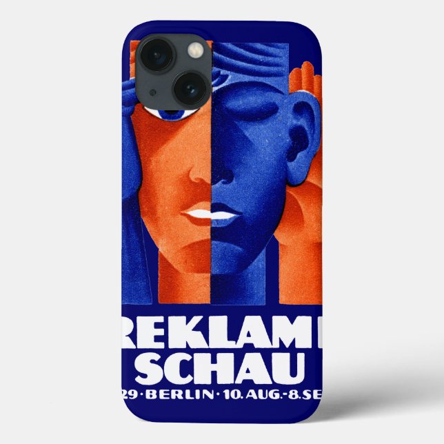 1929 German Advertising Exposition Case-Mate iPhone Case (Back)