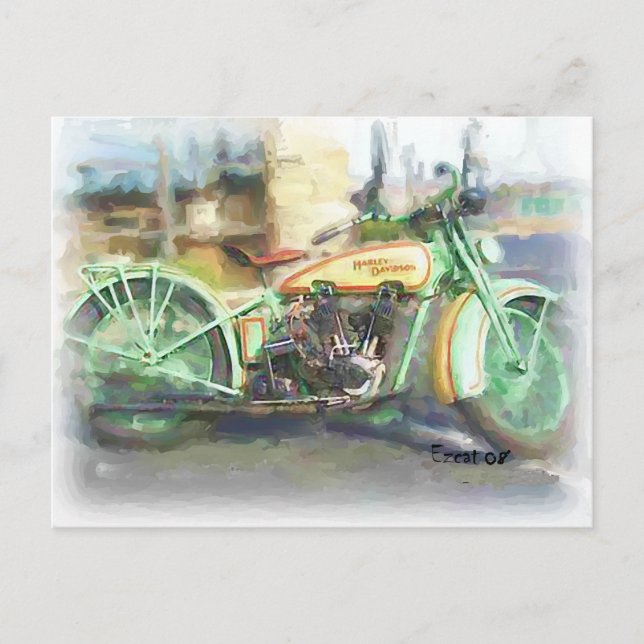 1929 Harley Postcard (Front)