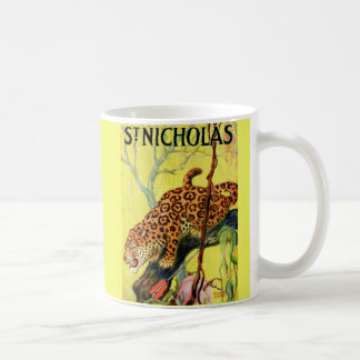 1929 St. Nicholas magazine cover leopard Coffee Mug