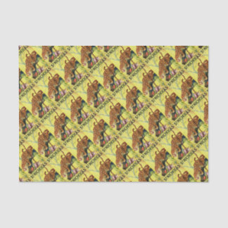 1929 St. Nicholas magazine cover leopard print Tissue Paper