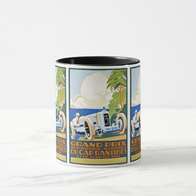 1929 Vintage Grand Prix: Classic Racing  Mug (Center)