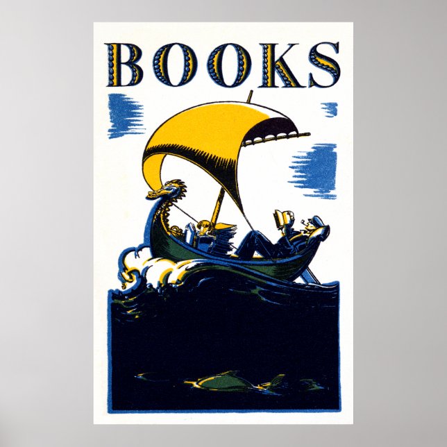1930 Books Poster (Front)