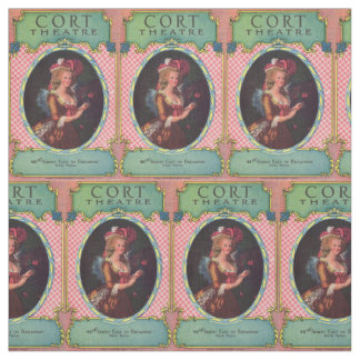 1930 Cort Theatre playbill cover Fabric