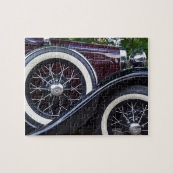 1930 Ford A Classic Car Jigsaw Puzzle by americathebeautiful_ at Zazzle