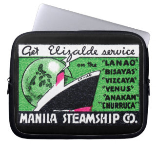 1930 Manila Steamship Company Laptop Sleeve
