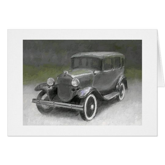 1930 Model A Sedan Card