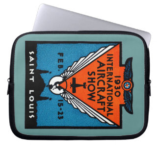1930 St. Louis Air Show Laptop Sleeve