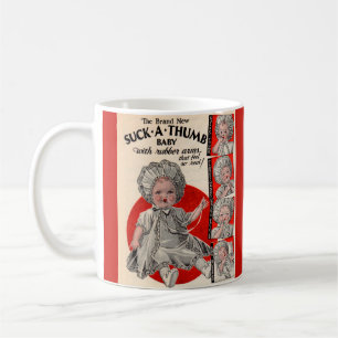 1930 Suck-a-Thumb baby doll ad Coffee Mug