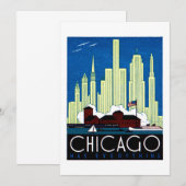 1930 Visit Chicago Poster (Front/Back)