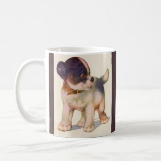 1930s adorable puppy no. 1 coffee mug
