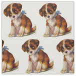 1930s adorable puppy no. 2 novelty print fabric