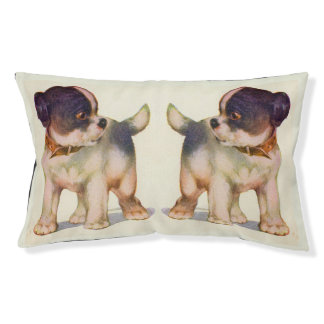 1930s adorable puppy twins no. 1 pet bed
