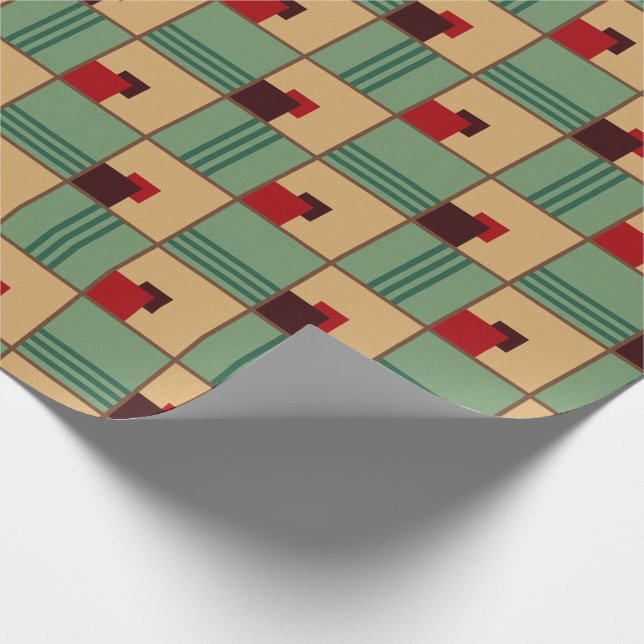 1930s Art Deco Design Wrapping Paper (Corner)