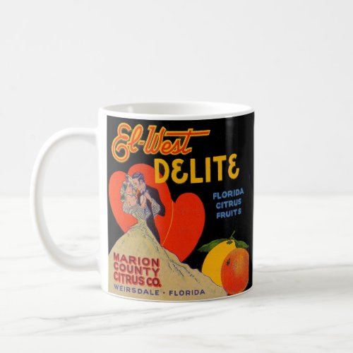 1930s art deco El-West Delite Florida Citrus Fruit