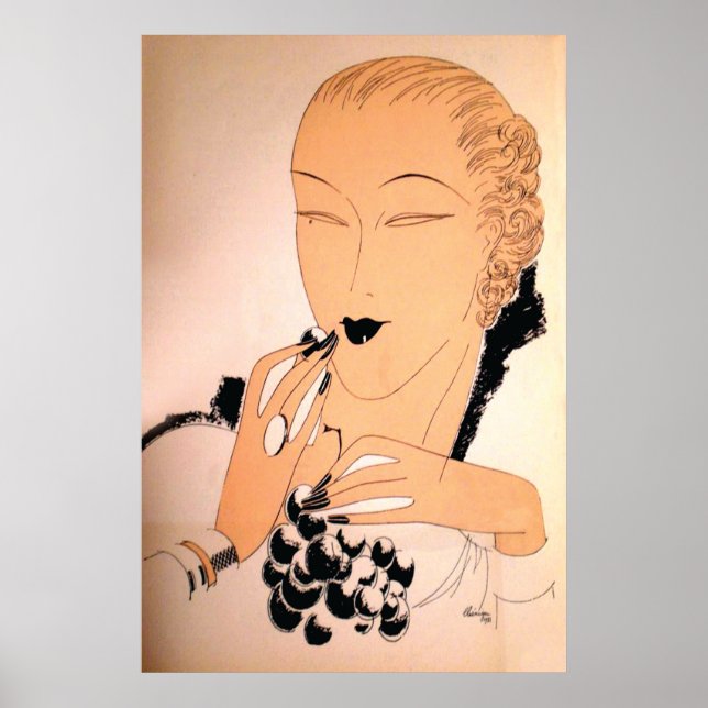 1930s Art Deco Fashion Era Poster (Front)