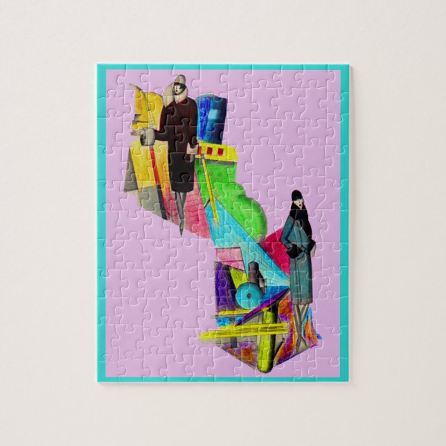 1930s art deco women print Something extra neat fr Jigsaw Puzzle (Vertical)