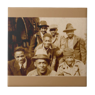 1930s boyz from the hood RPPC Ceramic Tile