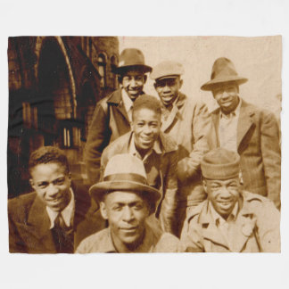1930s boyz from the hood RPPC Fleece Blanket