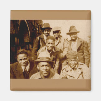 1930s boyz from the hood RPPC Magnet