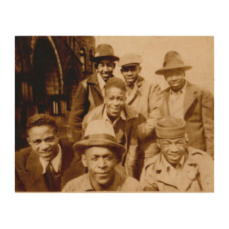 1930s boyz from the hood RPPC Wood Wall Art