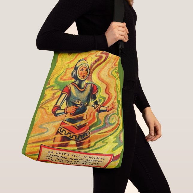 1930s Buck Rogers comic Wilma Deering Crossbody Bag (Close Up)