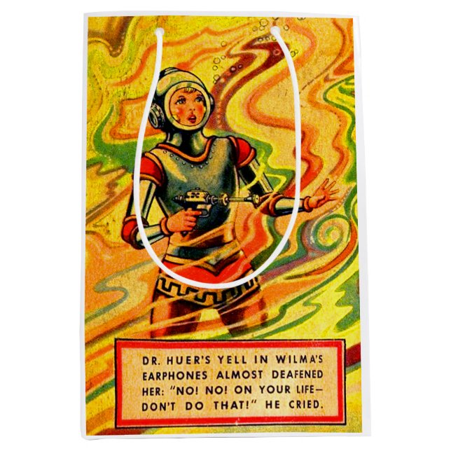 1930s Buck Rogers comic Wilma Deering Medium Gift Bag (Front)