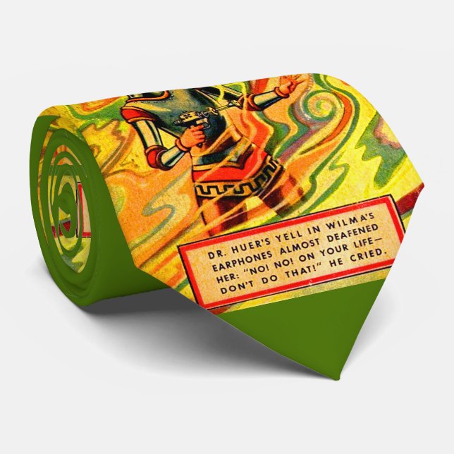 1930s Buck Rogers comic Wilma Deering Neck Tie (Rolled)