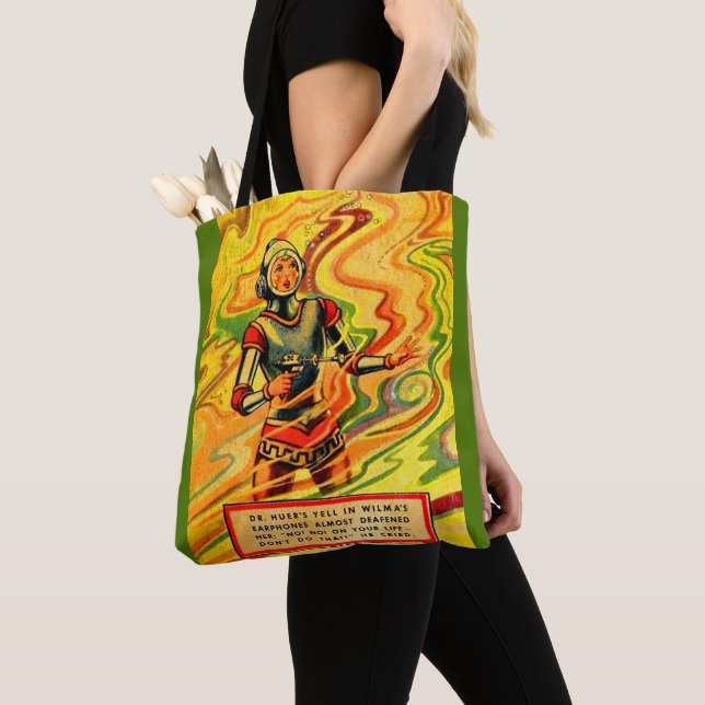 1930s Buck Rogers comic Wilma Deering Tote Bag (Close Up)