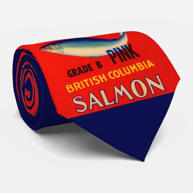 1930s Cock o' the North salmon can label Tie (Rolled)