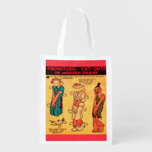 1930s comic strip paper doll Princess Wootietoot Grocery Bag